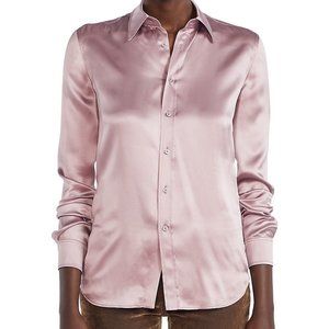 NWT $990 Ralph Lauren Collection Hailey Silk Shirt